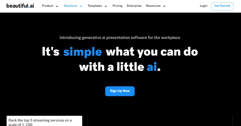 Beautiful.ai – The AI-powered Designer