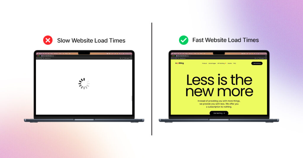 slow website load times