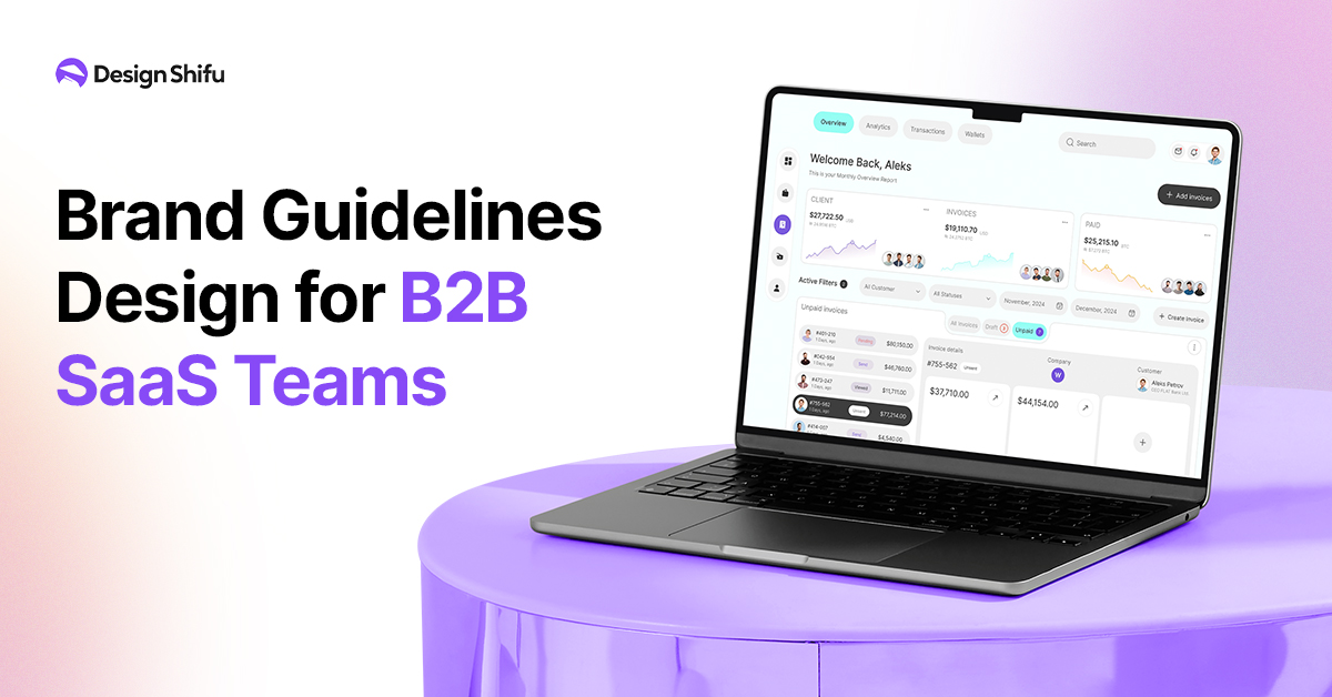 Brand Guidelines Design for B2B SaaS Teams