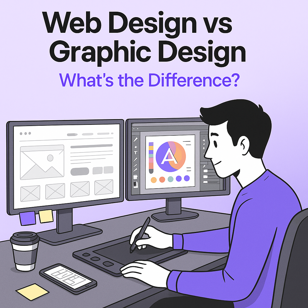 Web design Vs Graphic design: what's the Difference?