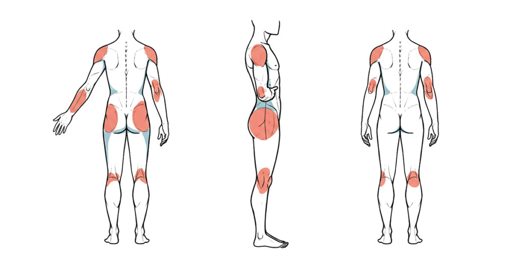 tattoo placement areas in body