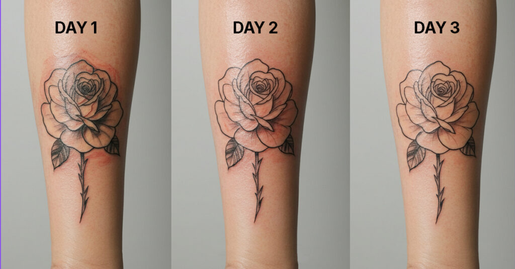 tattoo healing and aftercare