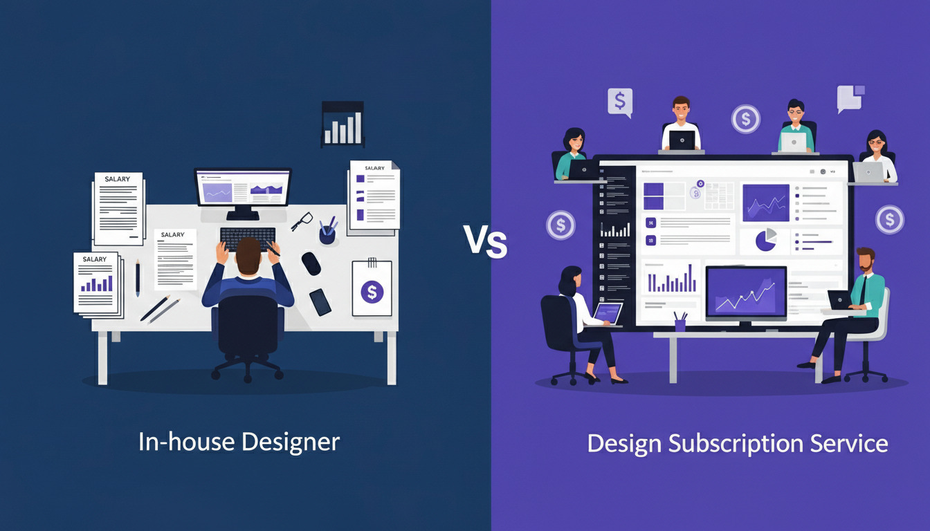 In-House Designer vs Subscription Design: Which Is More Cost-Effective in 2026?