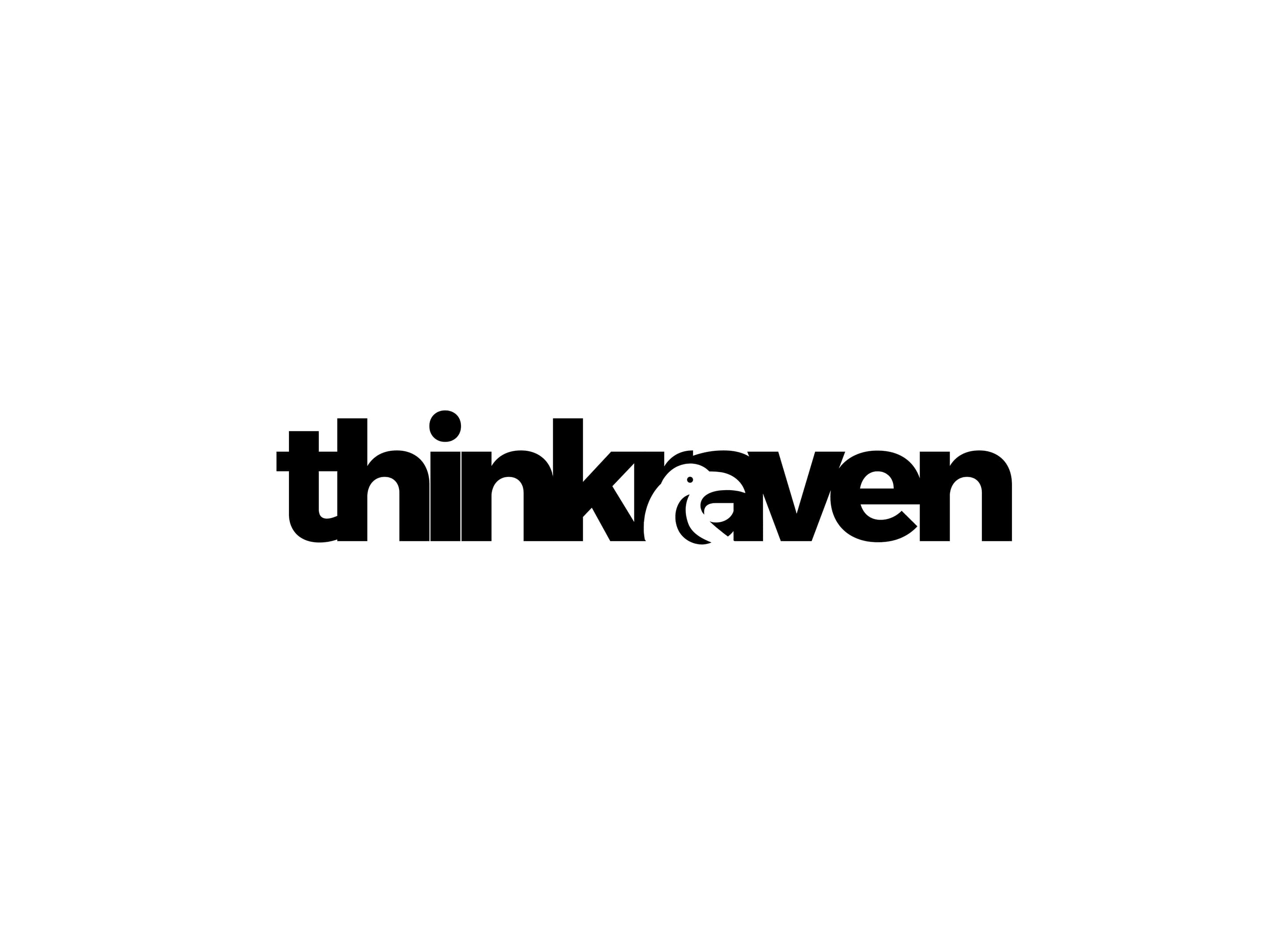 Think Raven Logo Design