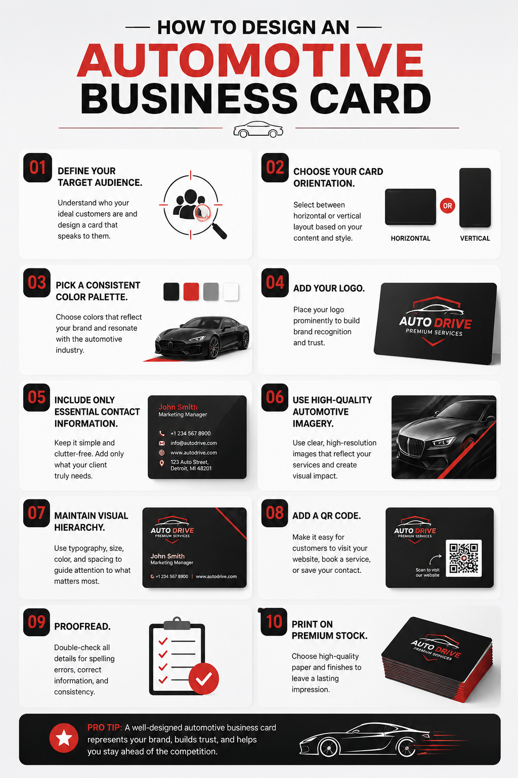 How to Design an Automotive Business Card