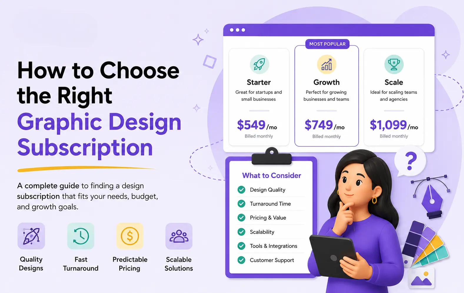 How to Choose the Right Graphic Design Subscription