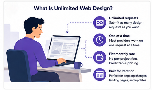 Image showing what is unlimited web design