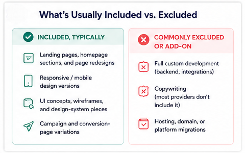 What's Usually Included vs. Excluded