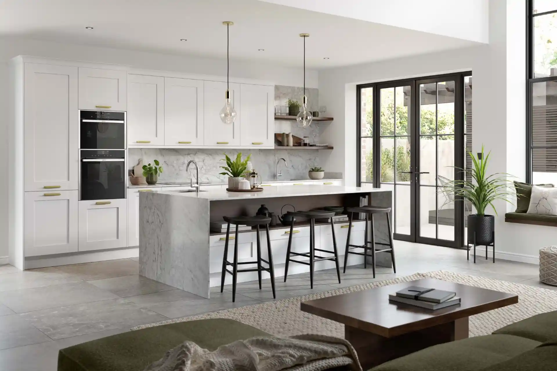 detailed inspection of luxury appliances in a kitchen