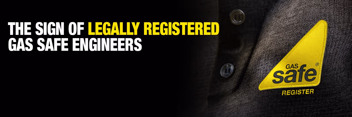 Gas Safe Registered engineer logo - License for safe gas and heating work