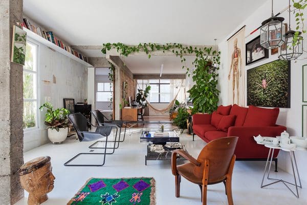 boho chic interior