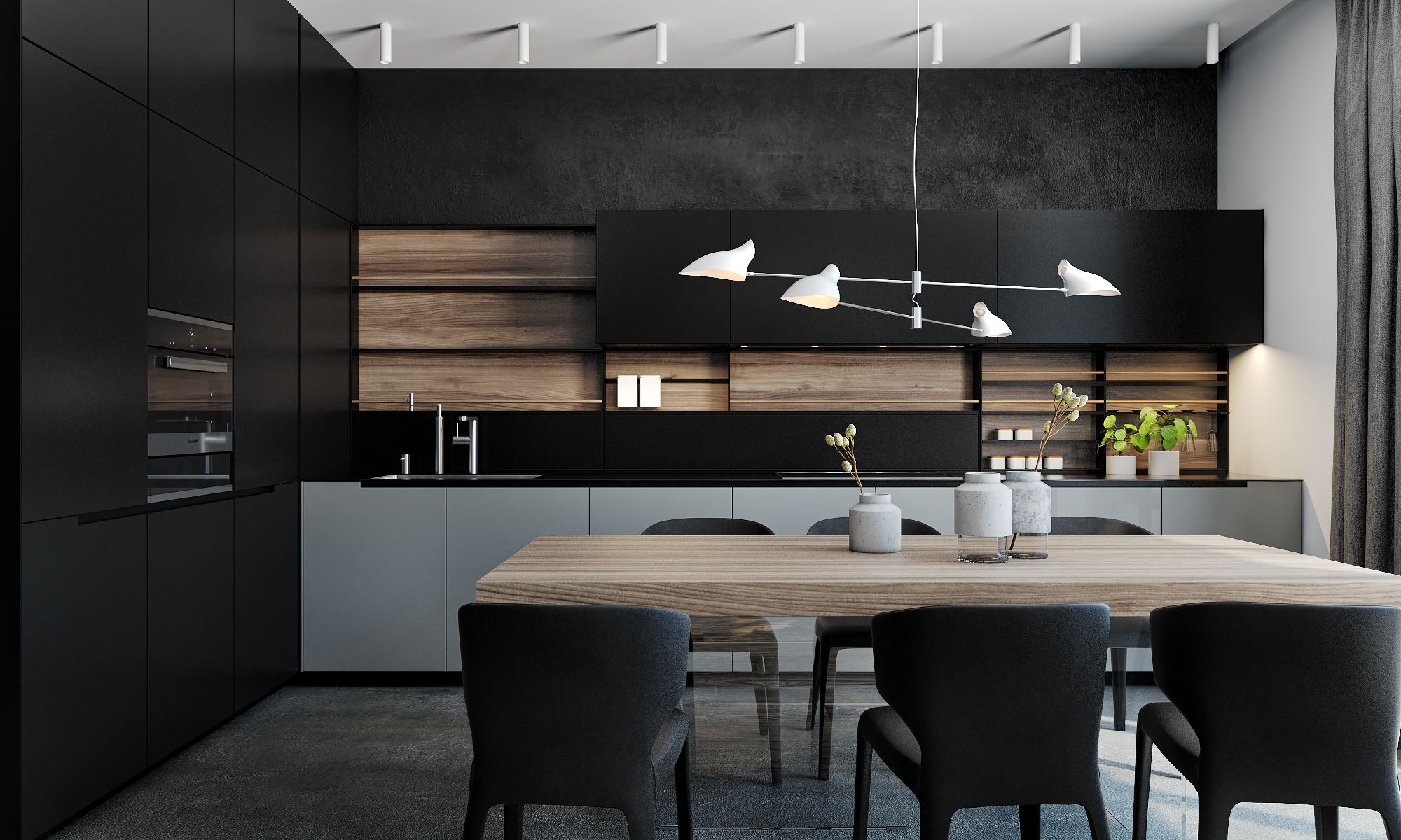 cocina negra