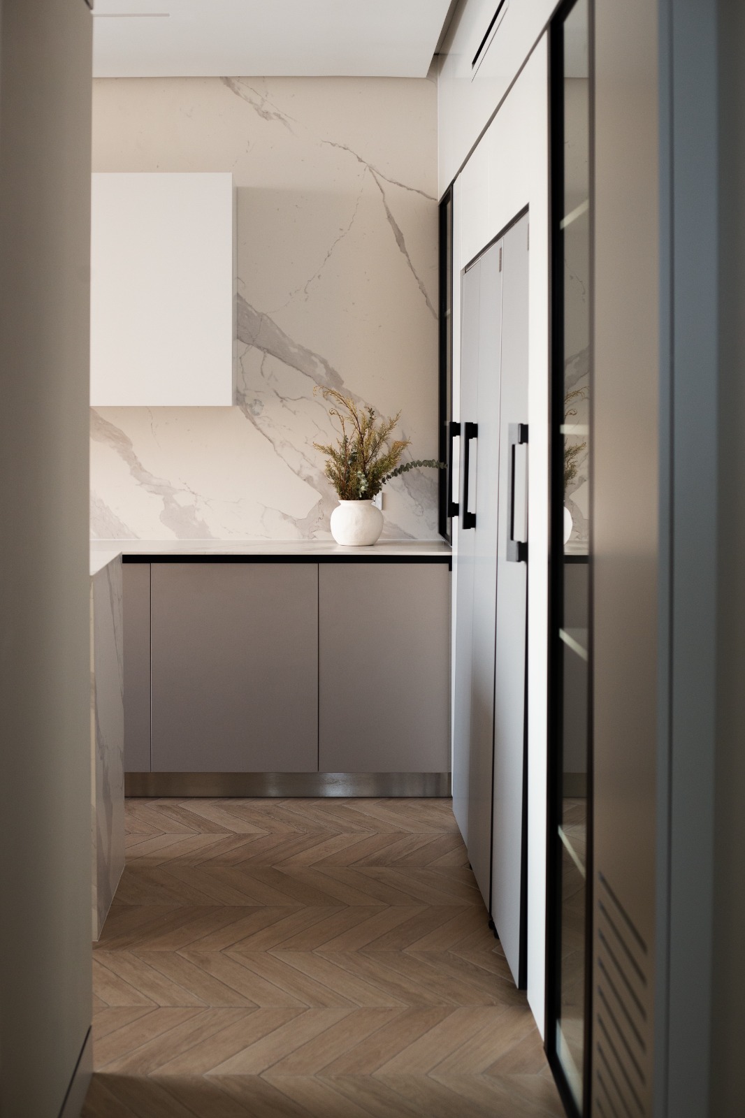 Contemporary kitchen design in Sea Point, Paitilla, Panama