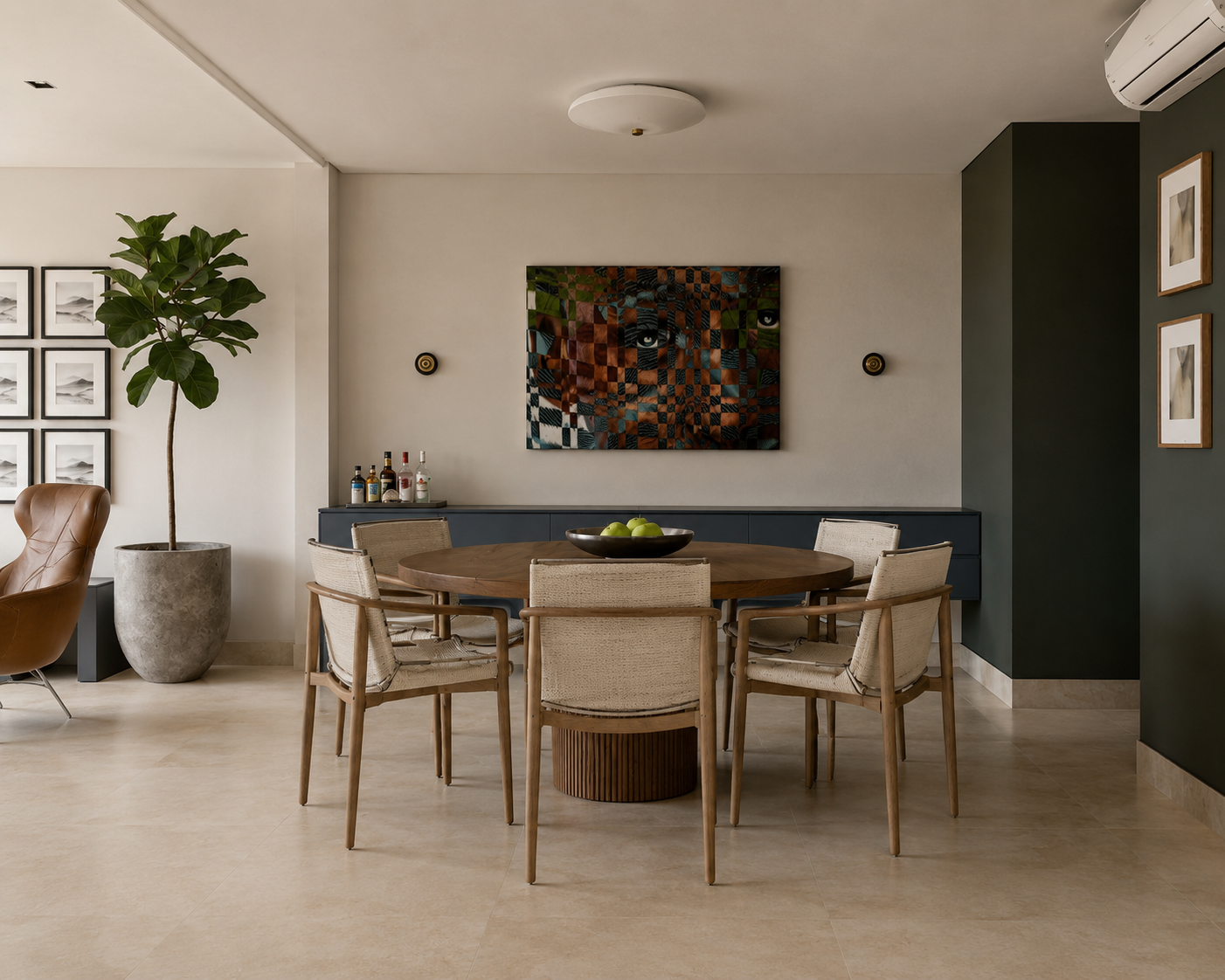 Mid-Century Modern interior design in Santa Maria Panama