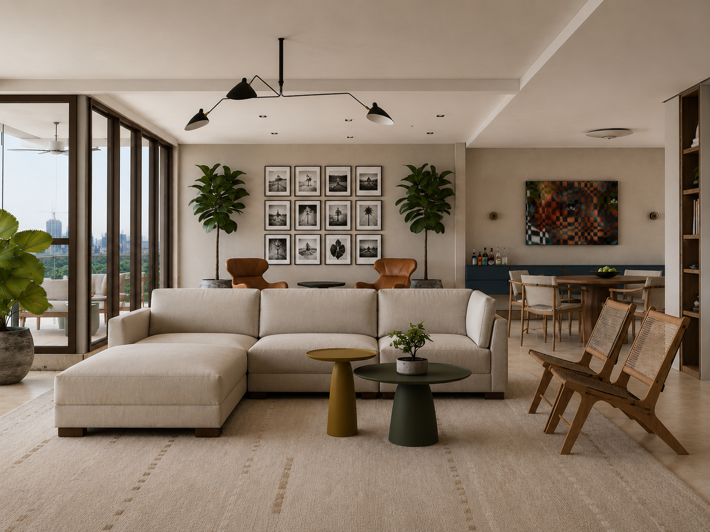 Diseño Mid-Century Modern en Santa María, Panamá