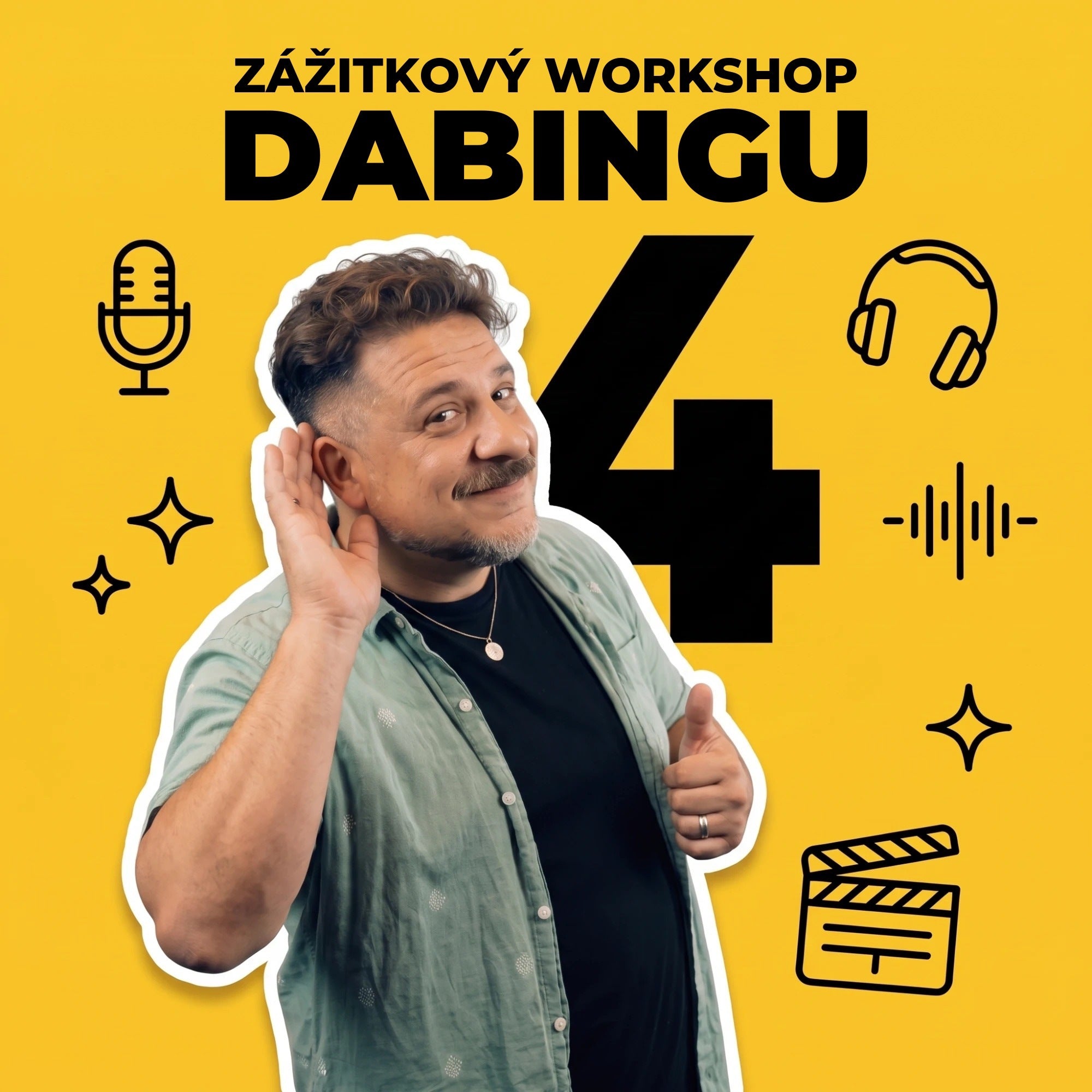 Zážitkový workshop s M. Holánem – vstupenka pro 1 osobu (skupina 4 lidí)