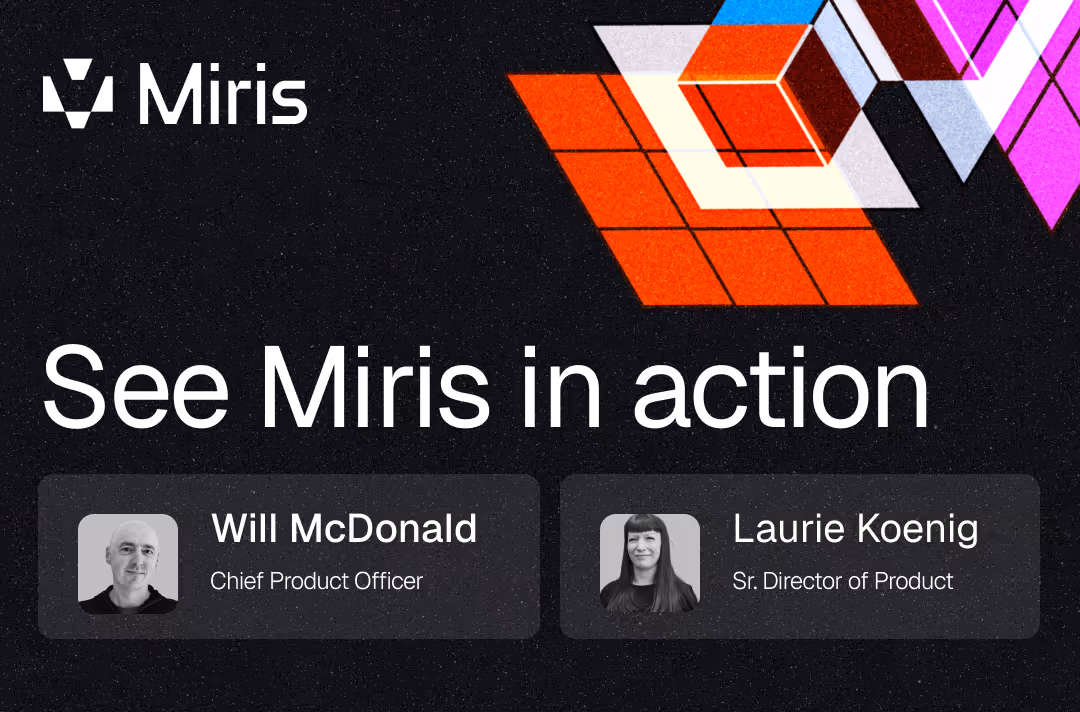 Miris in action webinar promotional image for LinkedIn