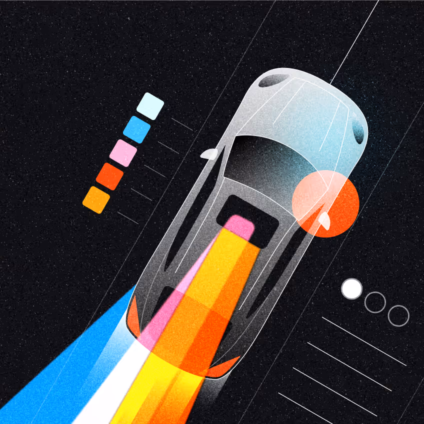 3D car configurator interface streaming a real-time, fully customizable vehicle