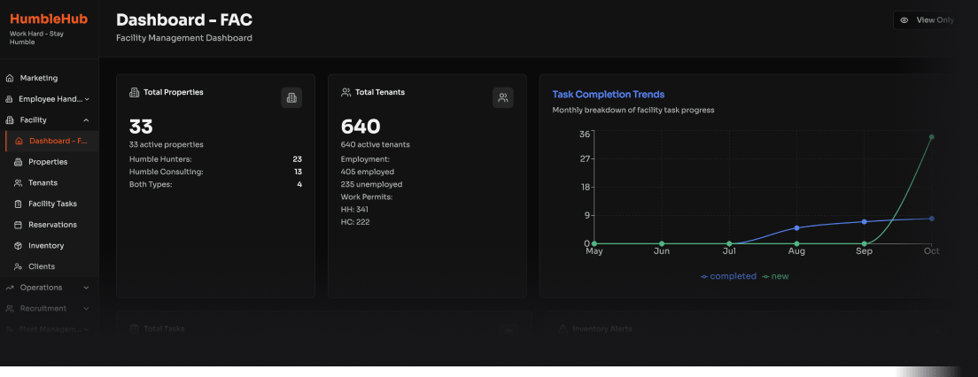 Humble Hub software prikaz ekrana