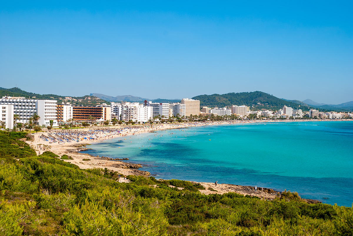 Bucht von Cala Millor Mallorca