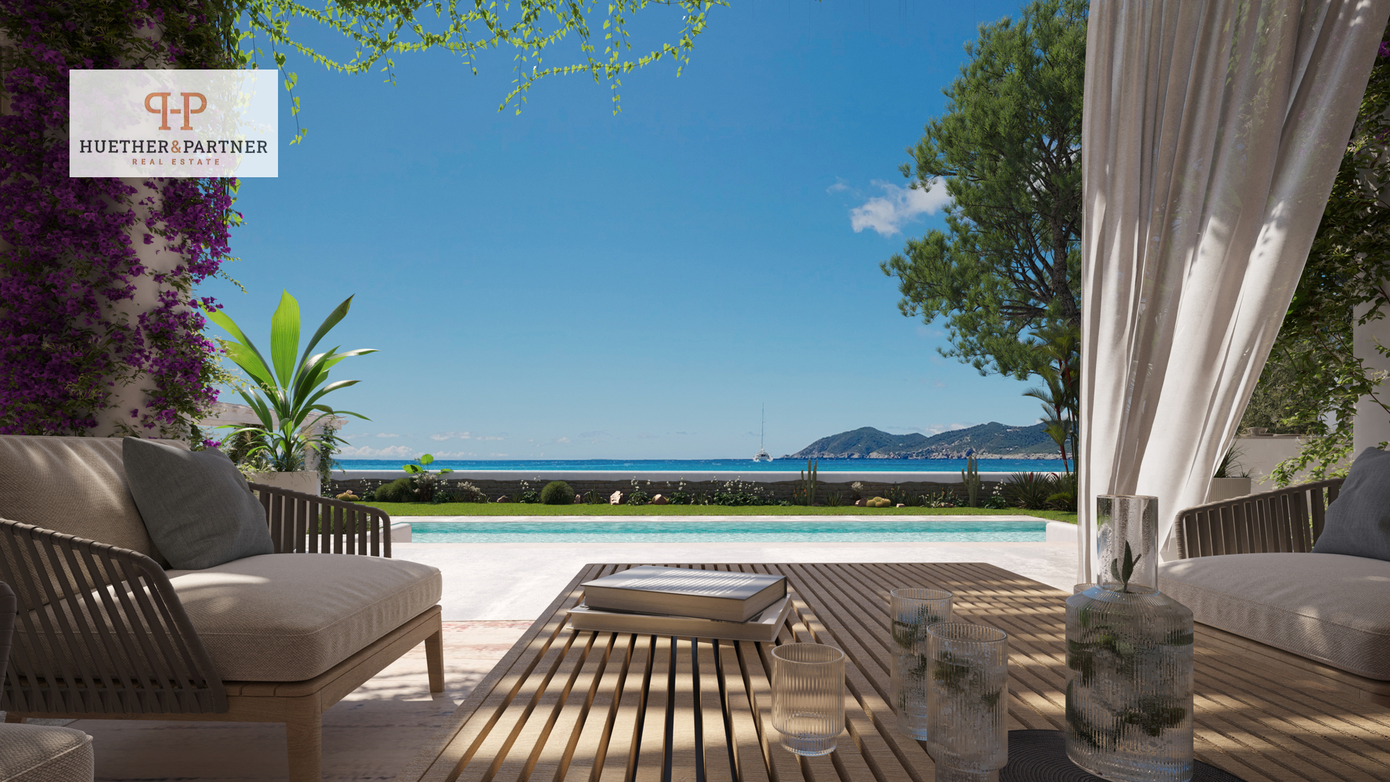 Ibiza-Idylle pur: Stilvolle Villa mit 7 Schlafzimmern und direktem Strandzugang