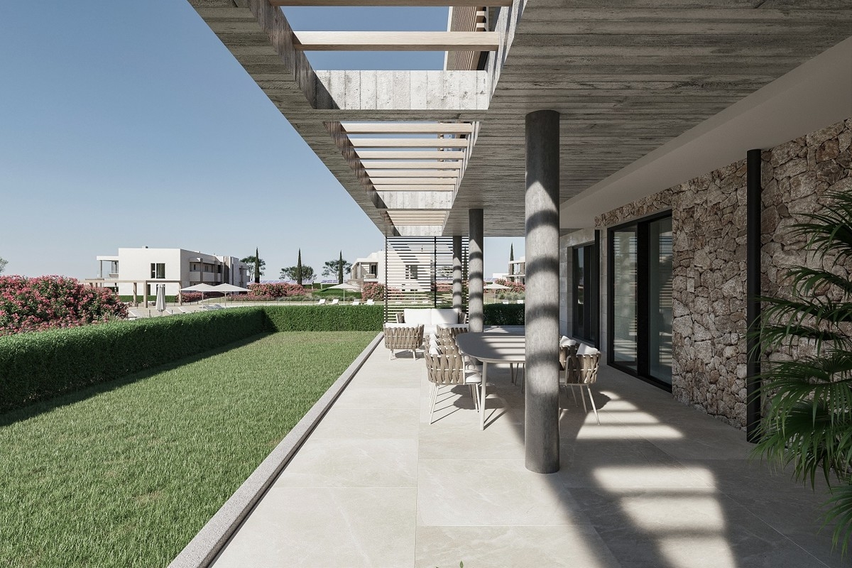 Neubau EG-Wohnung B3-0C unweit von dem schönsten Strand "Es Trenc" auf Mallorca