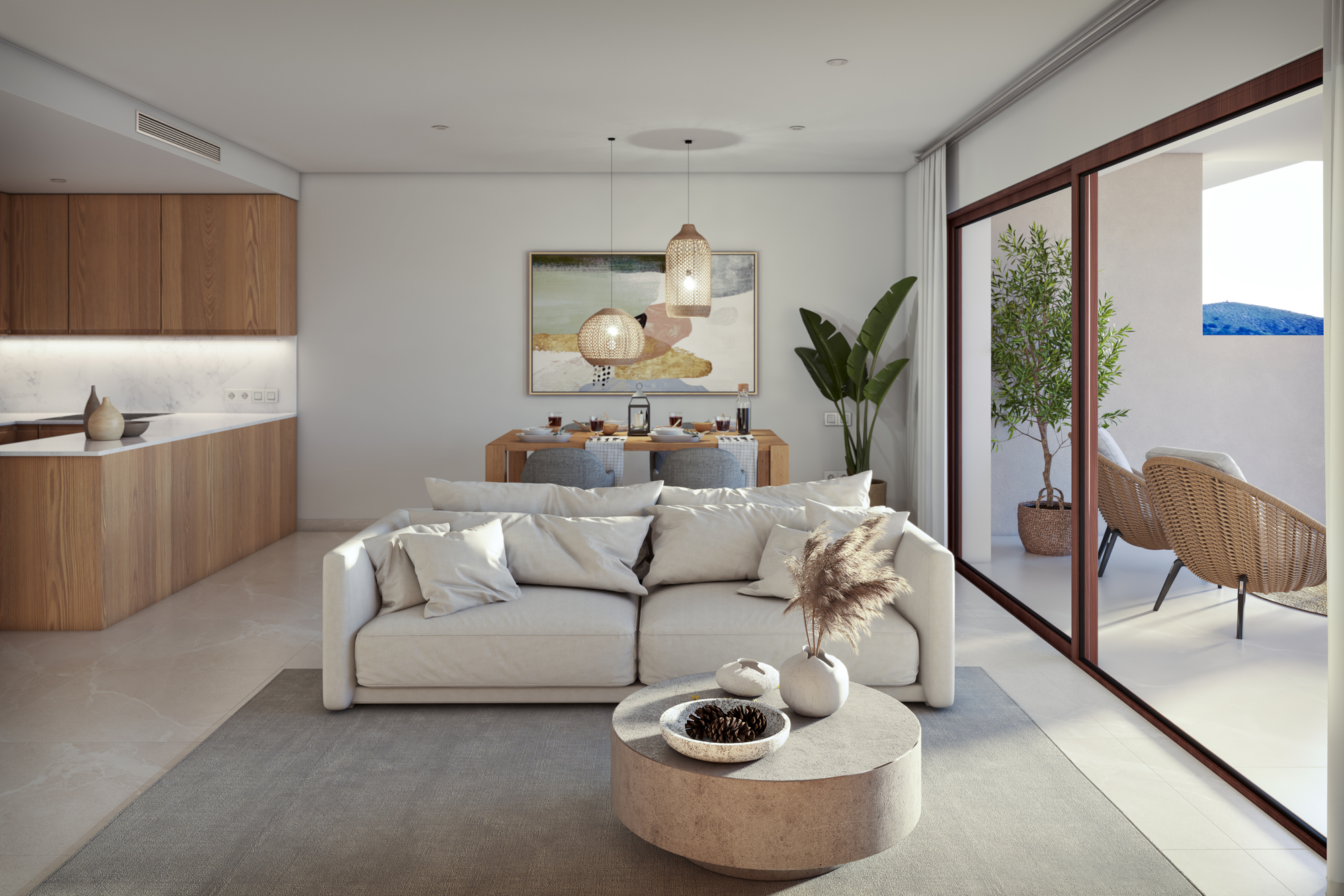 STRANDnahe NEUBAU-LUXUSPENTHOUSE Wohnung in CAPDEPERA
