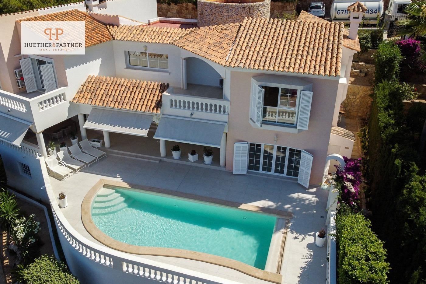 Mallorca - Luxuriöse Villa mit Pool und spektakulärem Meerblick in Camp de Mar