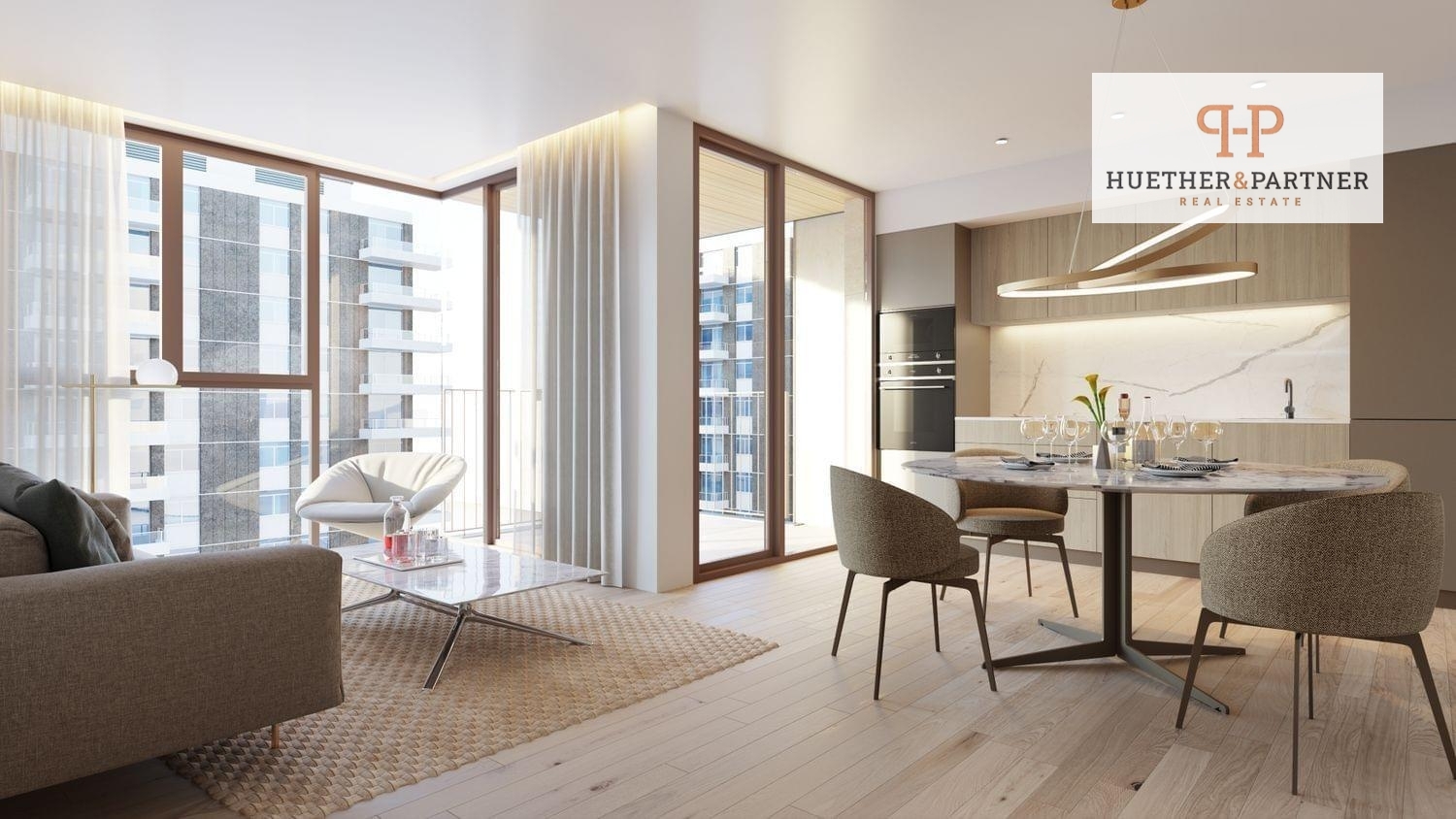 Neubauwohnung mit Terrasse & Pool – Santa Catalina / Son Espanyolet