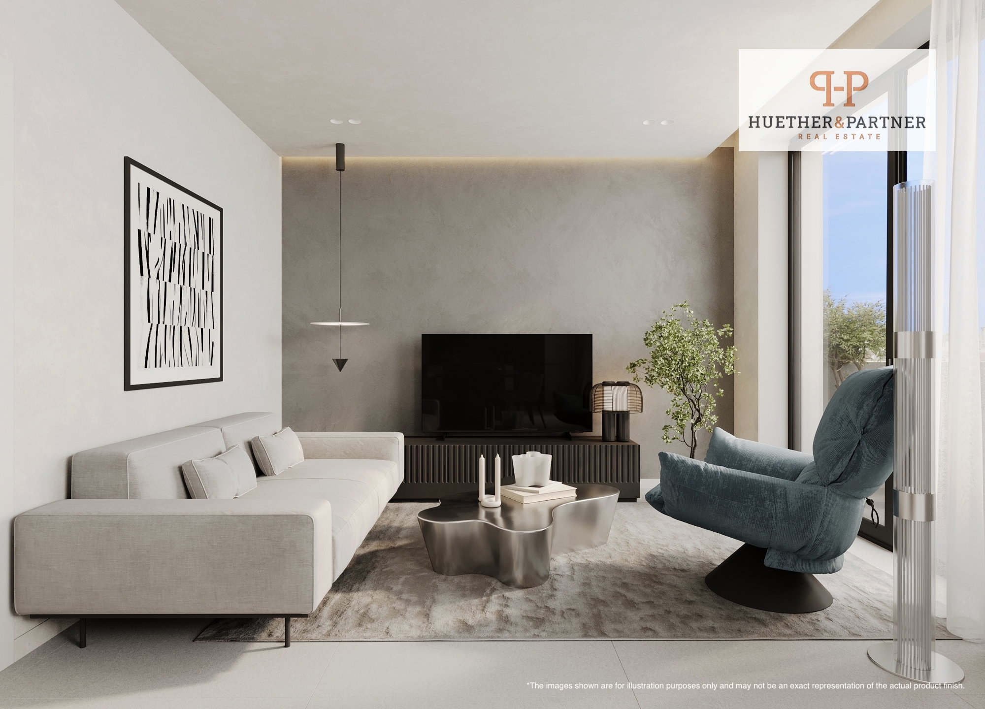 Neubau 2 Zimmerwohnung im EG in Nou Llevant mit Terrasse und Garten