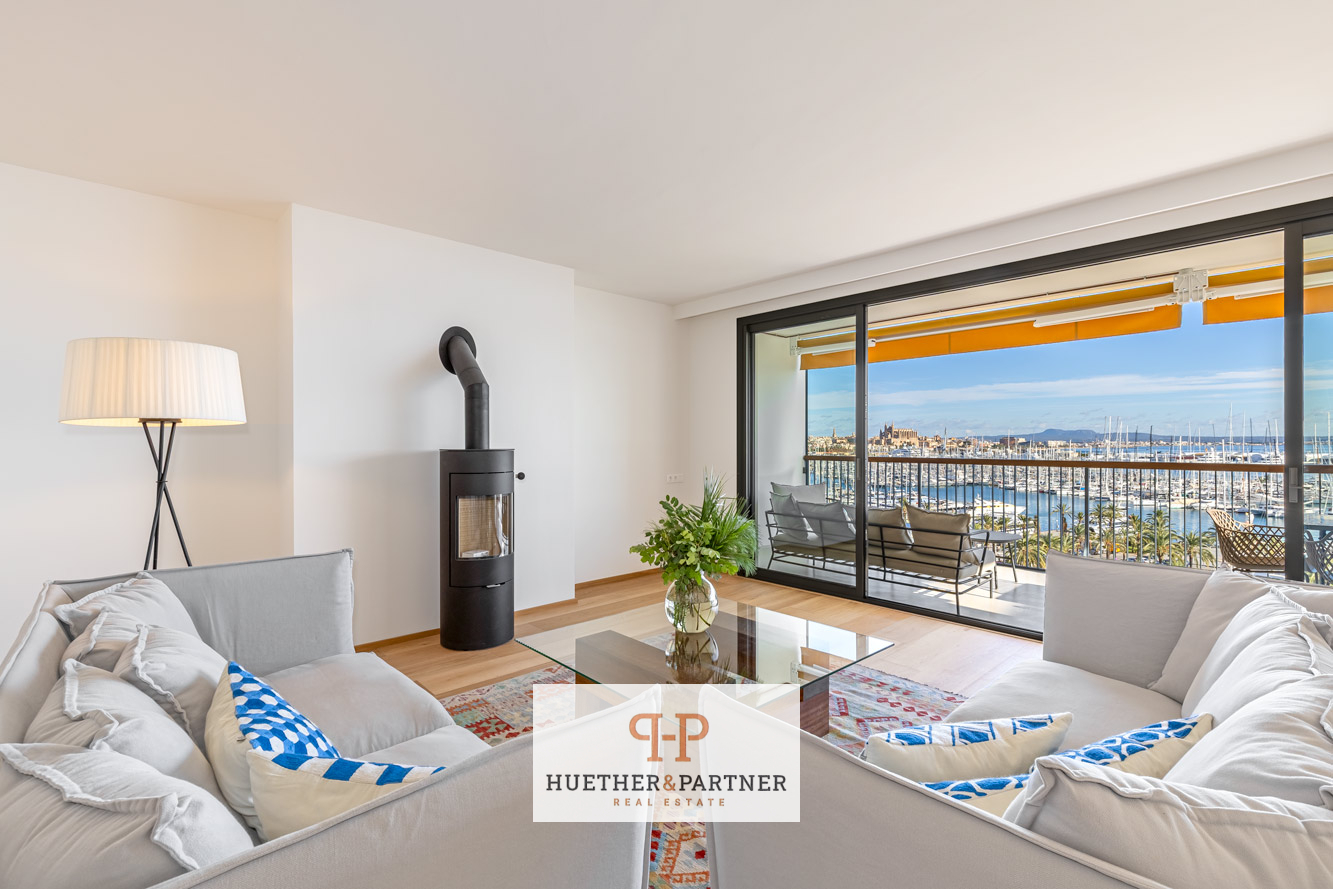 Exklusive Luxuswohnung in erster Meereslinie – direkt am Yachthafen von Palma