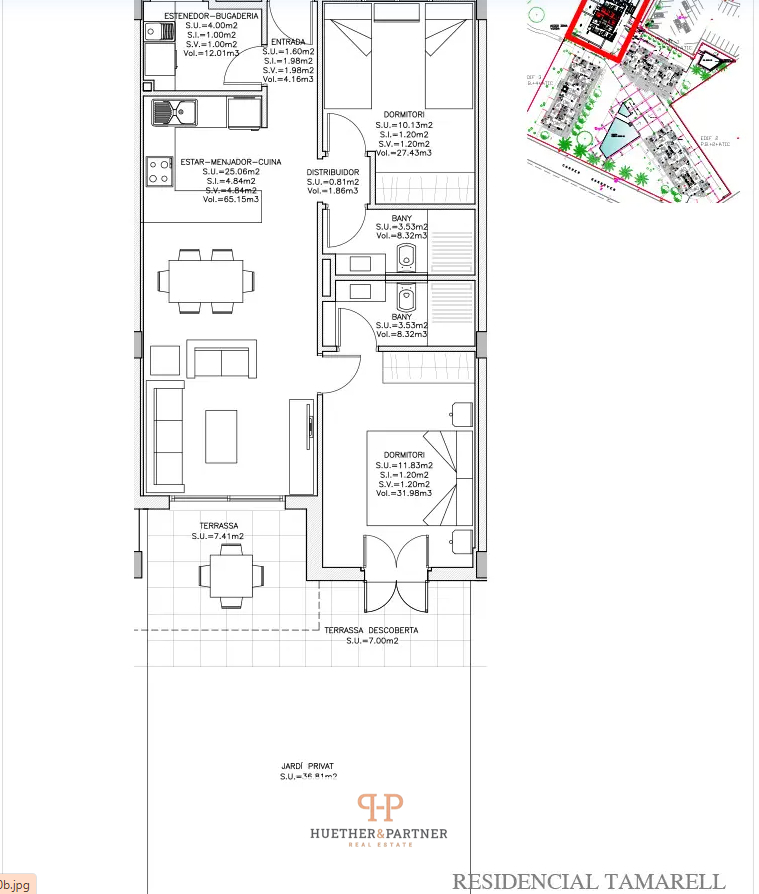 NEUBAU - Gartenwohnung mit 2 Schlafzimmer/ 2 Baeder in Sa Coma, nur 800 Meter zum Meer