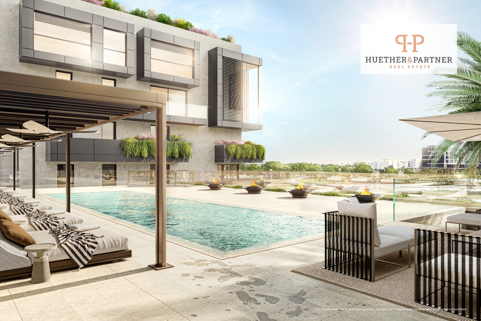 Luxuriöse Erdgeschosswohnung mit 2-Zimmern in Nou Llevant mit Terrasse und Garten