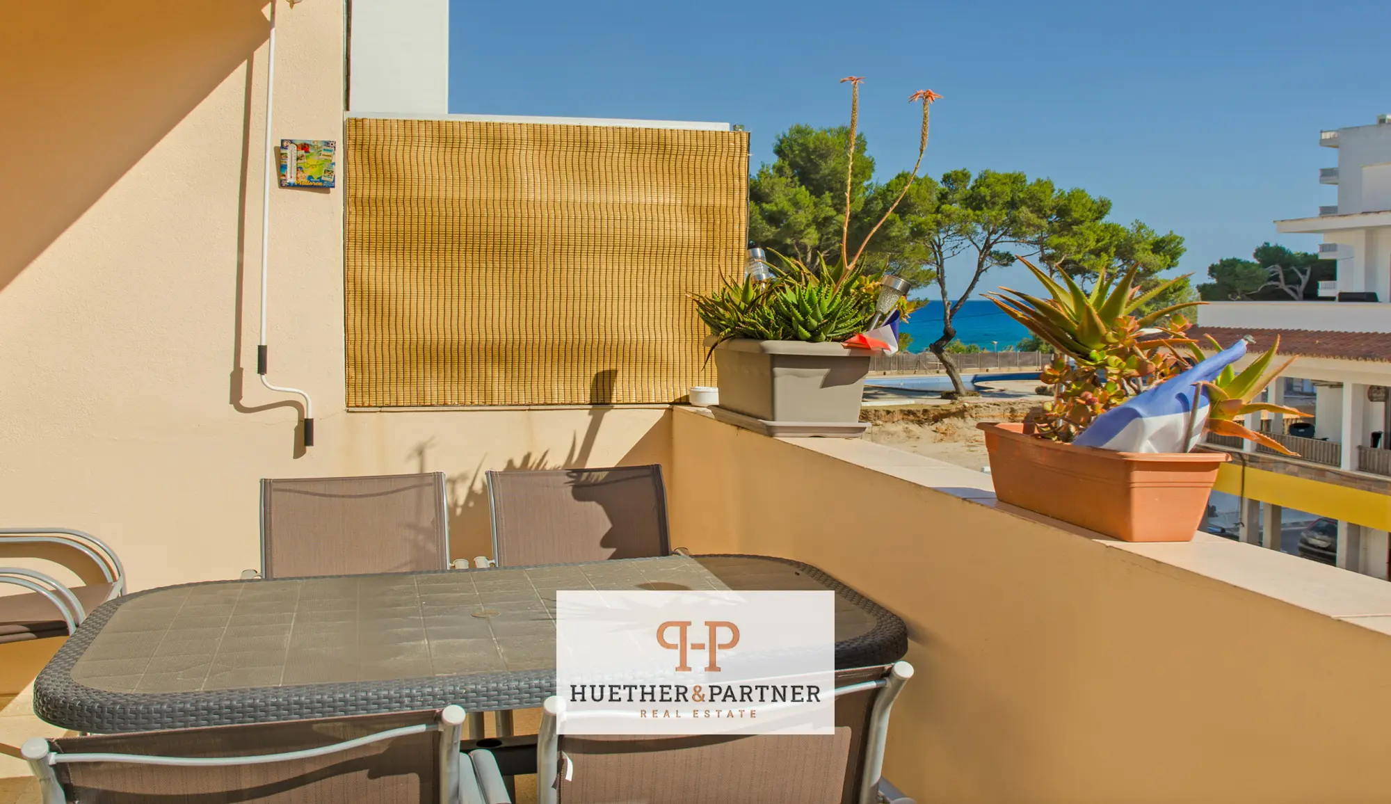 Wohnung in Canyamel mit Meerblick und nahe am Strand auf Mallorca