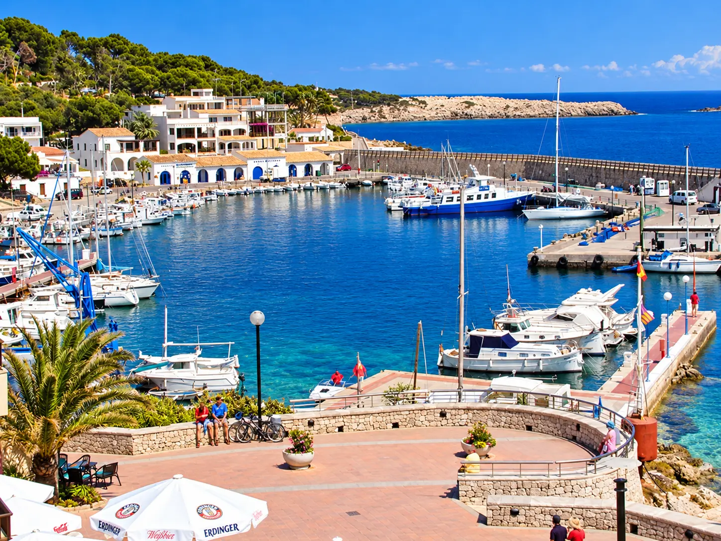 Mietwohnung in Cala Ratjada direkt am Hafen mit Balkon