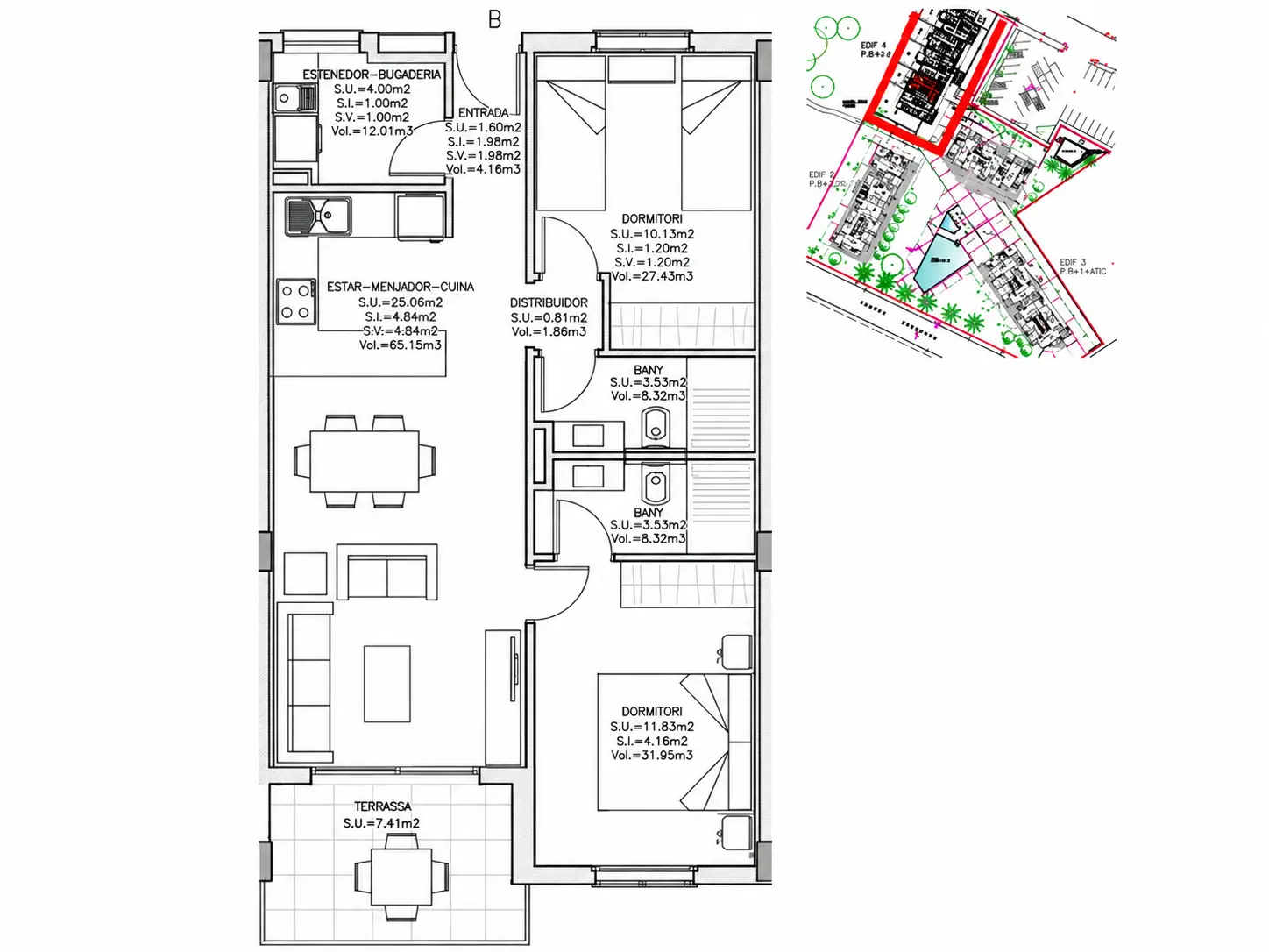 Sa Coma - 2 Schlafzimmer/Balkon/Fußbodenheizung , nur 800 Meter zum Strand — Foto 4