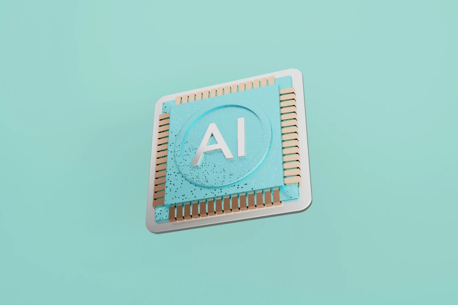chip on the background with the letters AI
