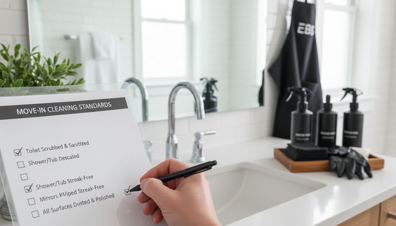 cleaning checklist bathroom