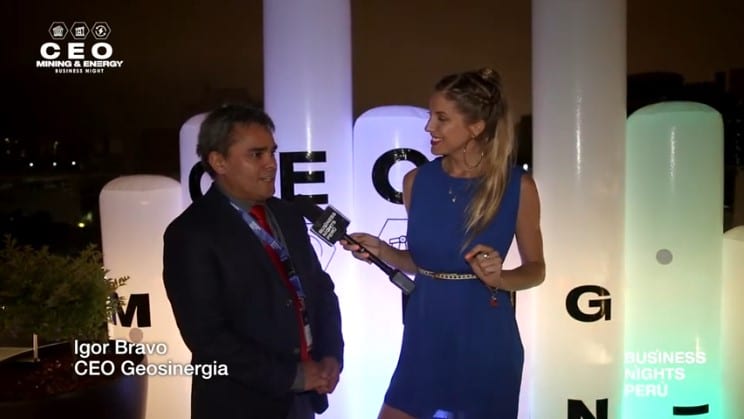 Interview with Igor Bravo, CEO of Geosinergia, at the CEO MINING & ENERGY BUSINESS NIGHT event
