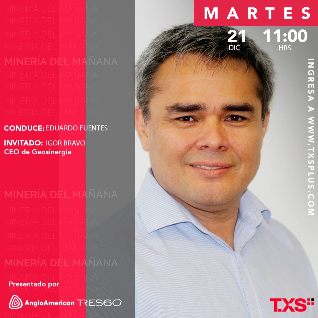 Igor Bravo discusses Geosinergia's journey on the TXS PLUS program Mining of Tomorrow