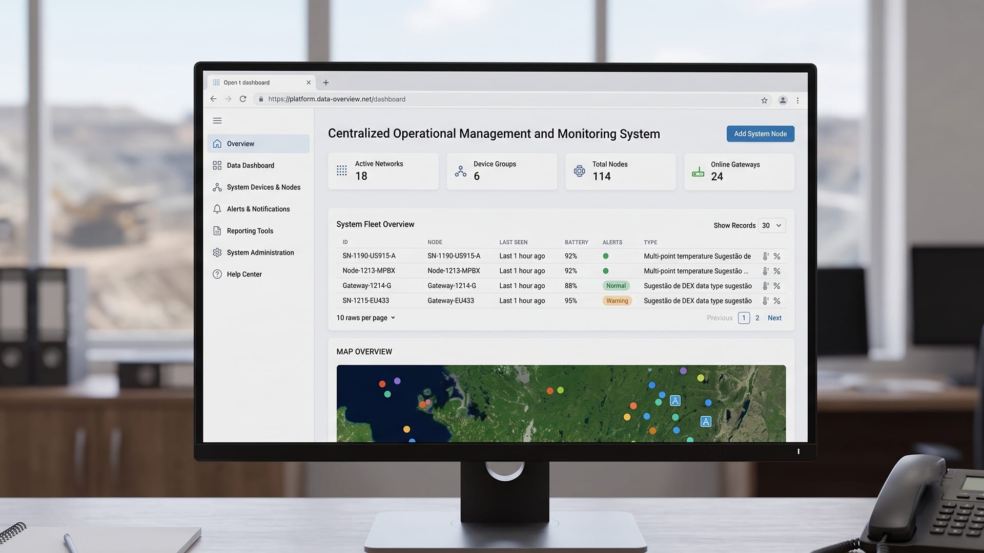 Software de administración de nodos