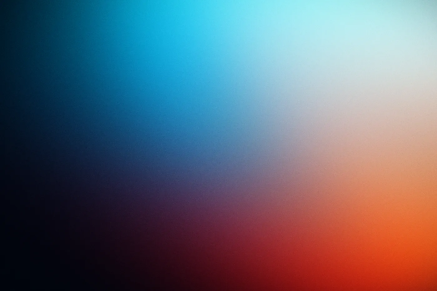 Gradient background blending dark blue, cyan, white, and orange colors.