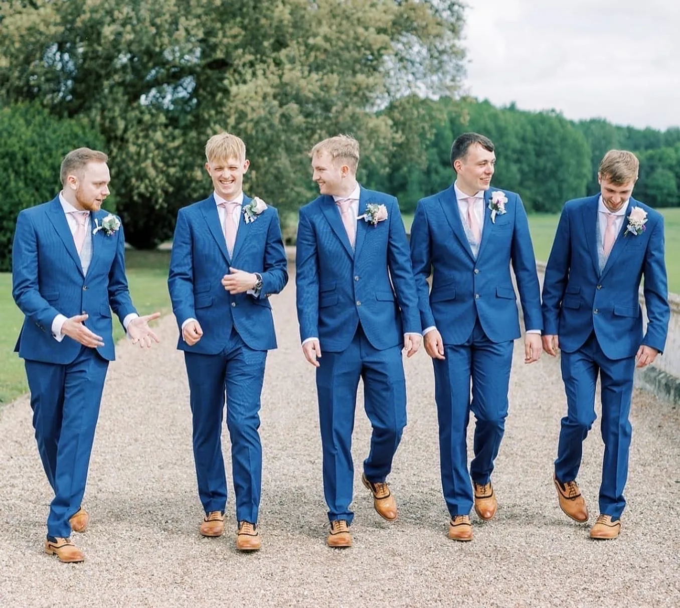 Men in wedding suits