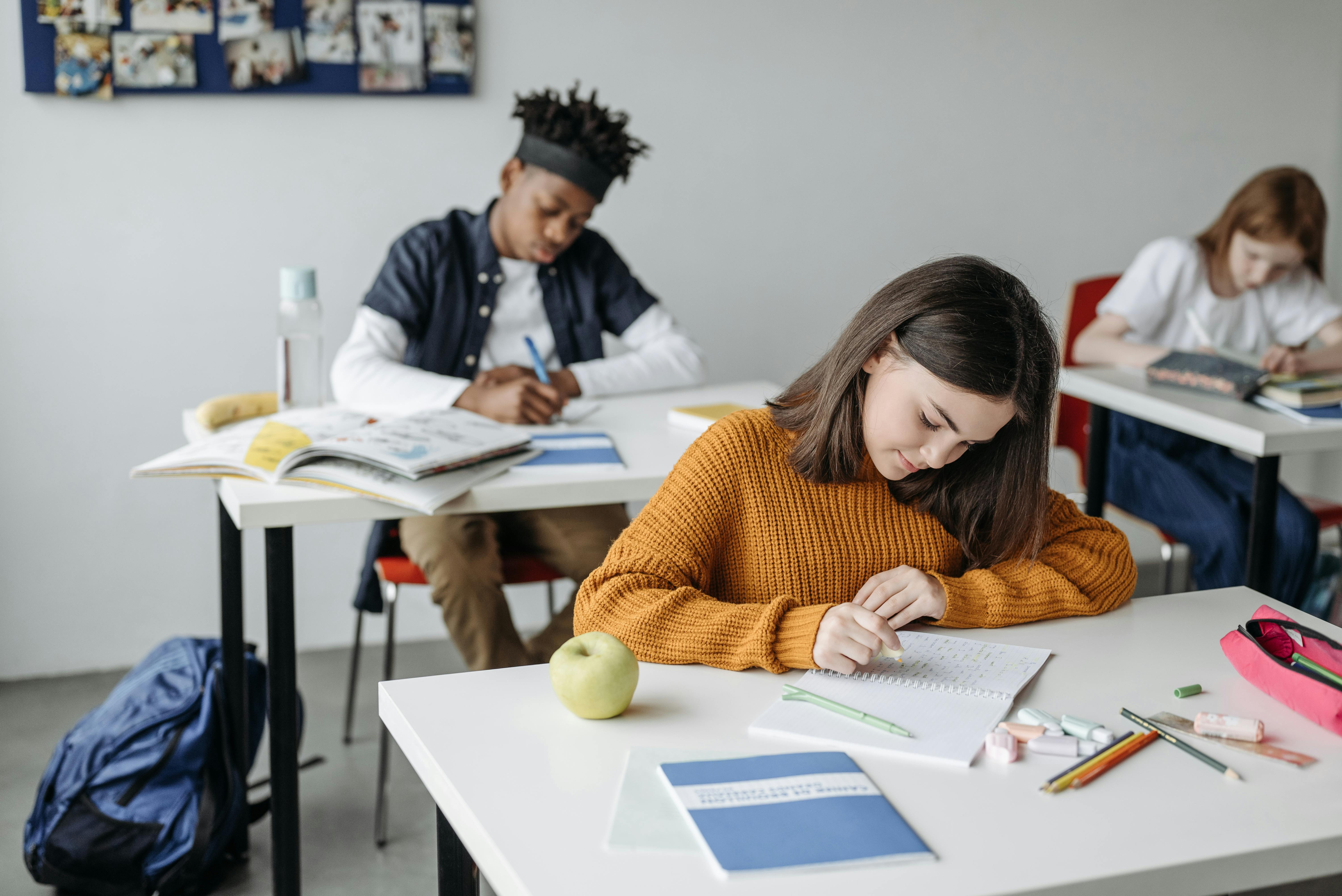 image of students during learning sessions at a preschool