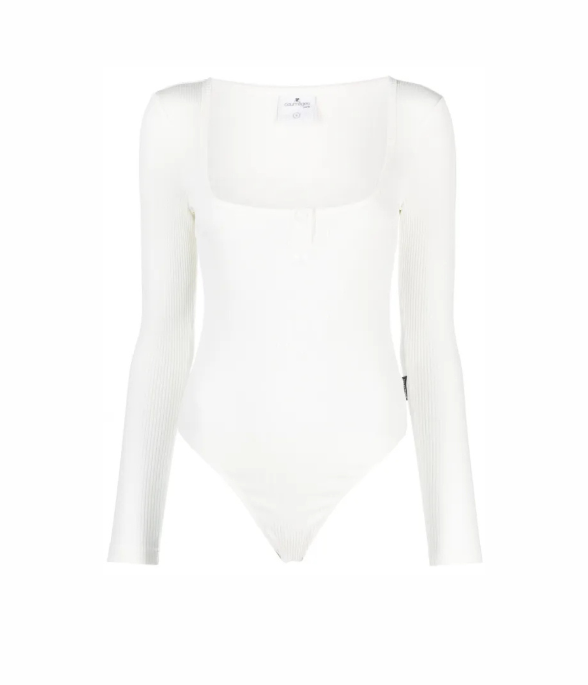 Courrèges Ribbed Knit Body Top