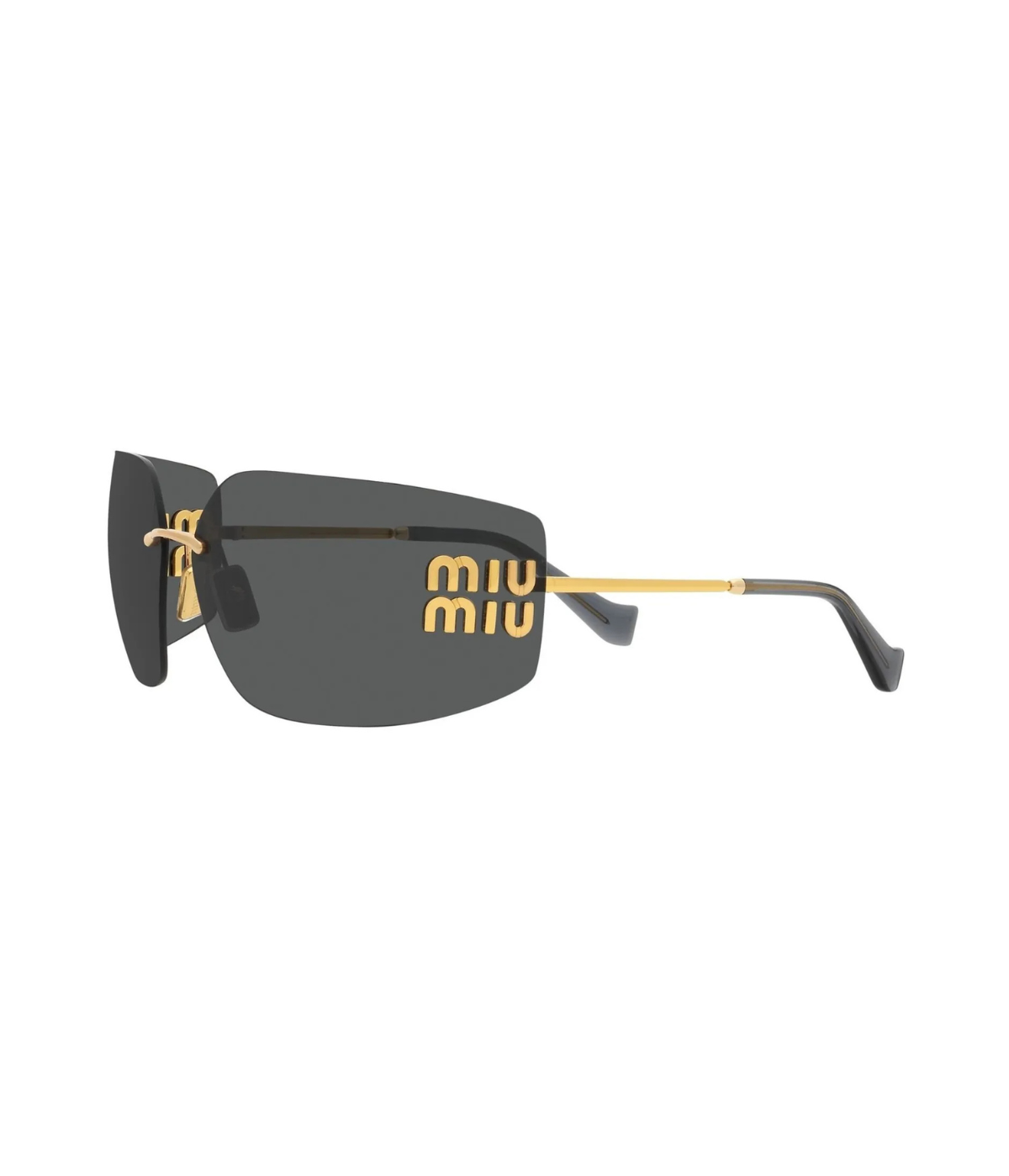 Miu Miu D-frame Gold Tone Sunglasses