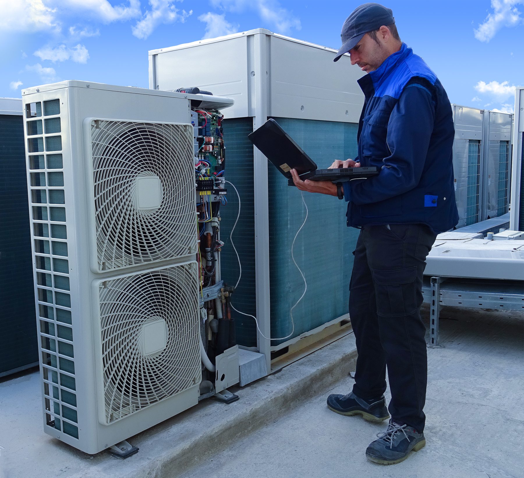Coolforce Heating & Cooling technician