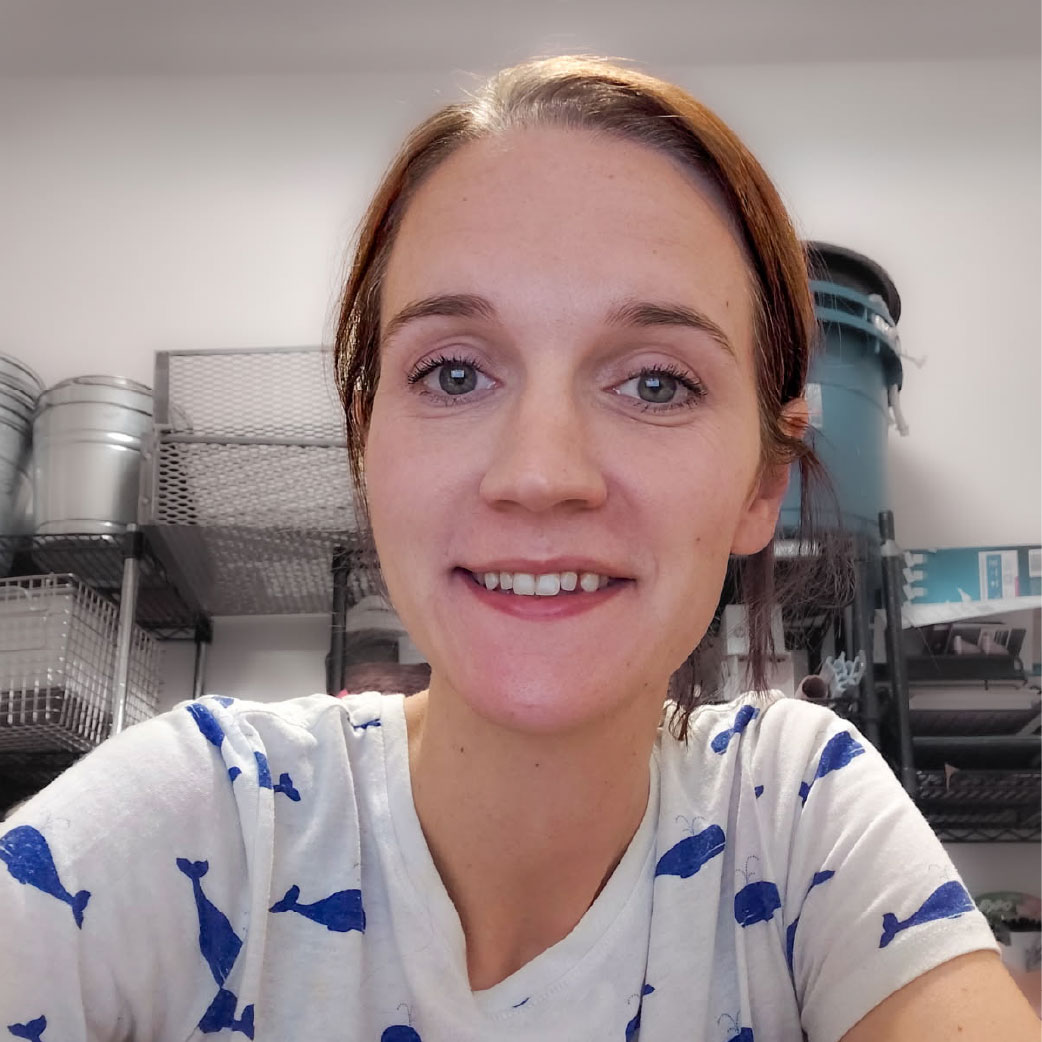 Team member Steph takes a selfie