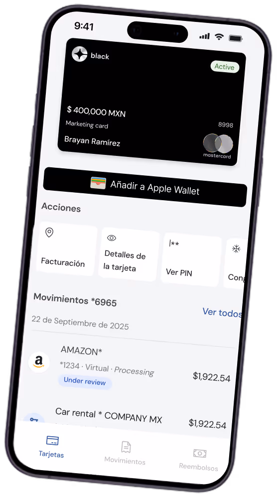 Clara mobile app screenshot.