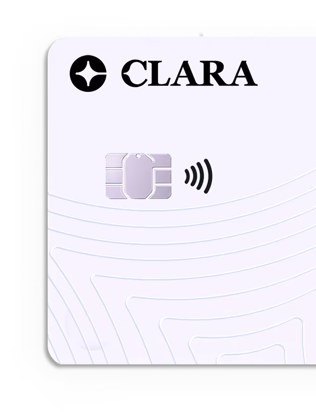 Margin — Clara corporate credit card.